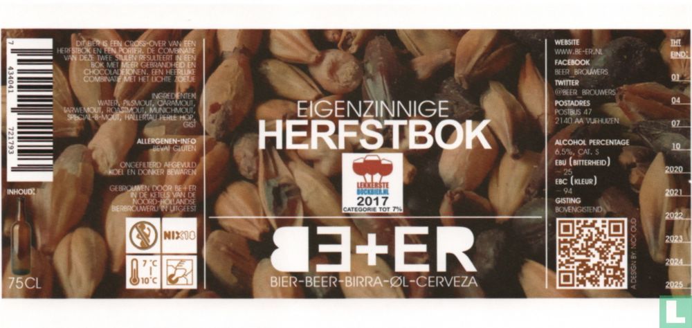 Eigenzinnige Herfstbok (75cl)