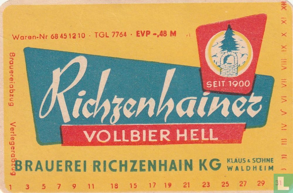 Richzenhainer Vollbier Hell