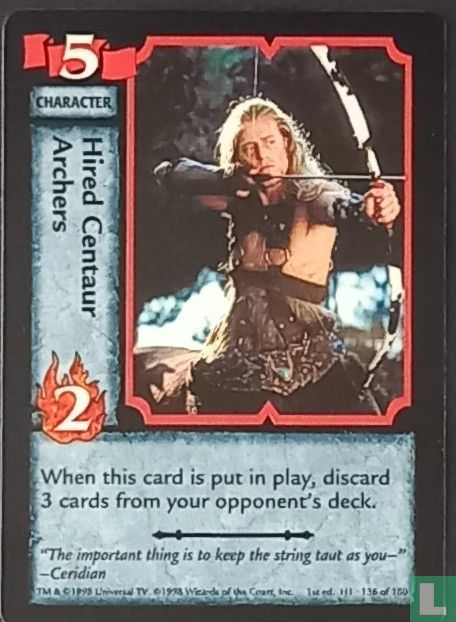 Hired centaur archers