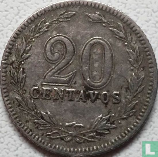 Argentina 20 centavos 1896