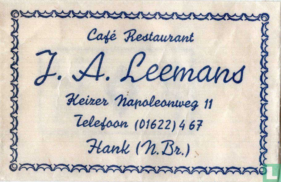 Café Restaurant J.A. Leemans