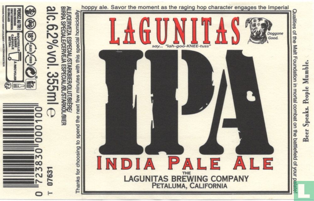 Lagunitas IPA (07631)