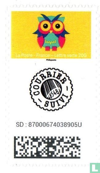 Stamp with tracking option