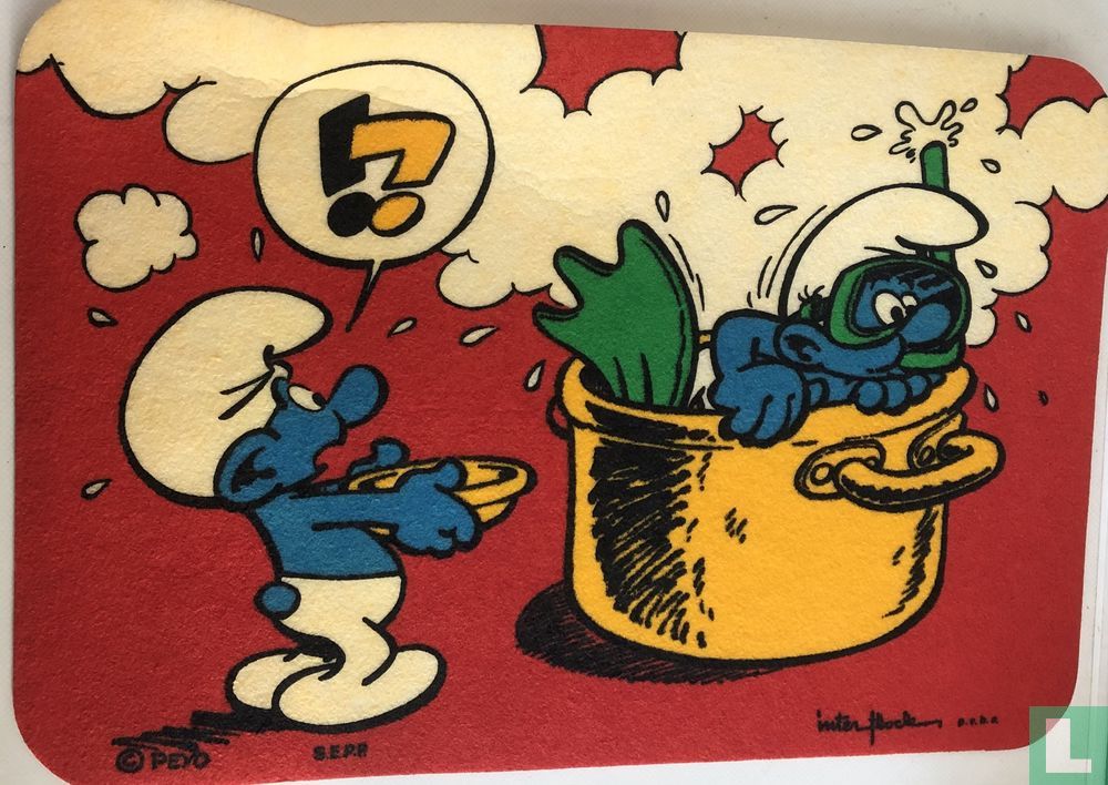 Smurf in kookpot