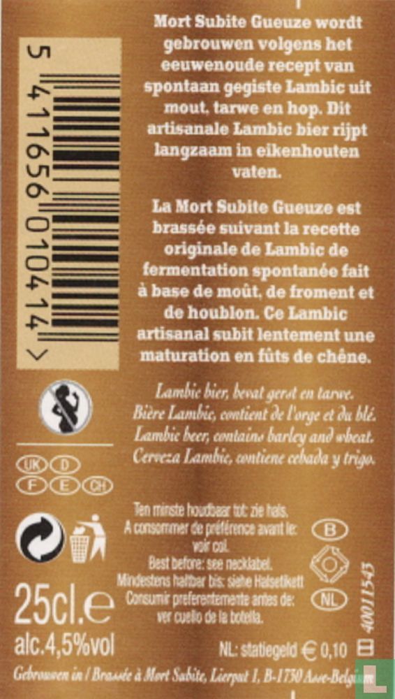 Mort Subite Gueuze