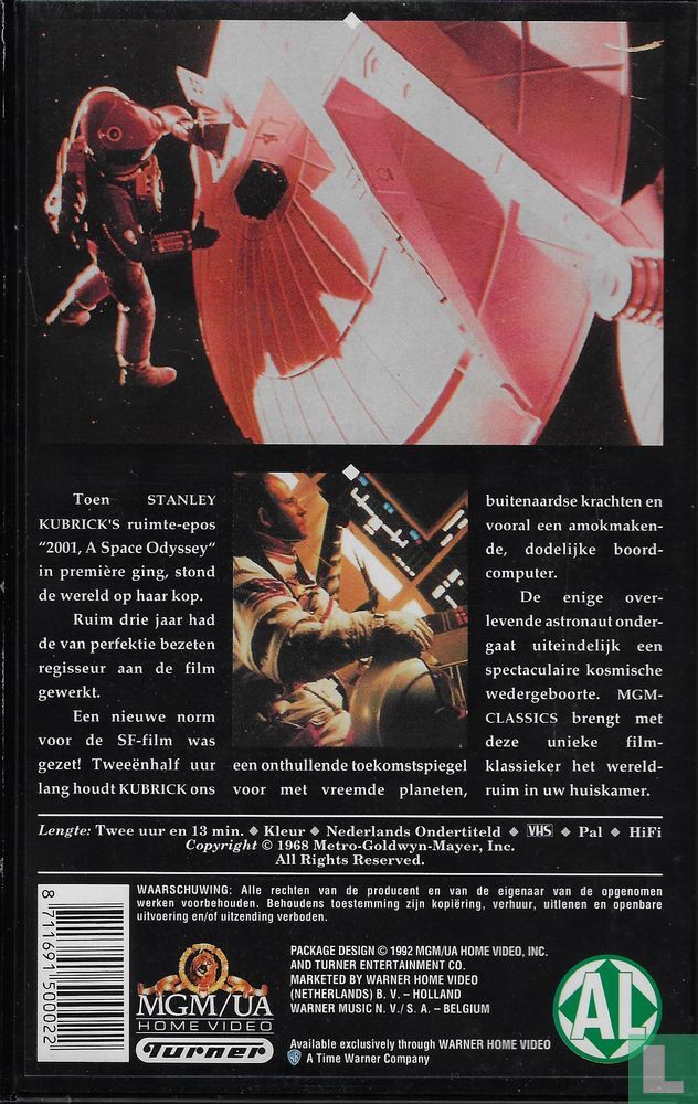 2001: A Space Odyssey VHS 1 (2001) - VHS video tape - LastDodo