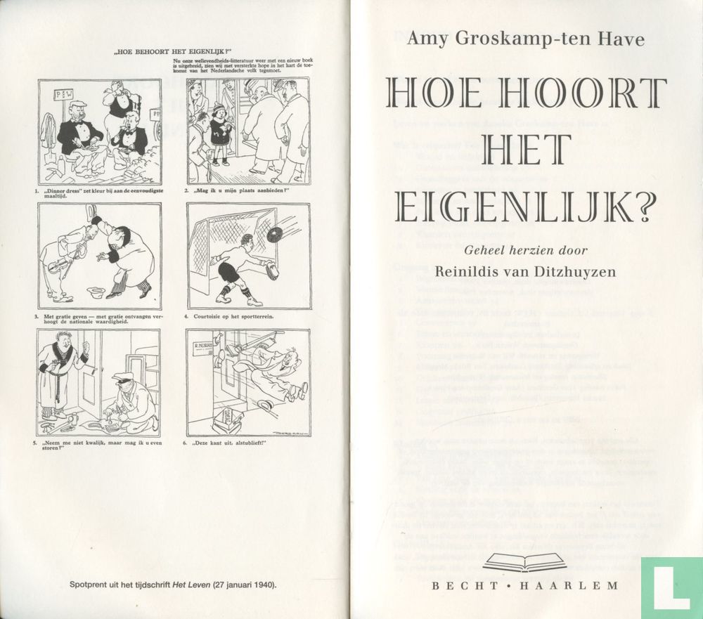 Hoe hoort het eigenlijk?