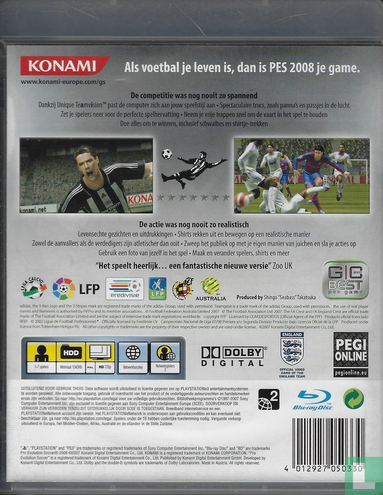 Pro Evolution Soccer 2008 - PES 2008