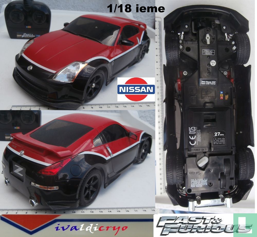 Nissan 350Z 'Fast & Furious' 160553 - Nikko - LastDodo