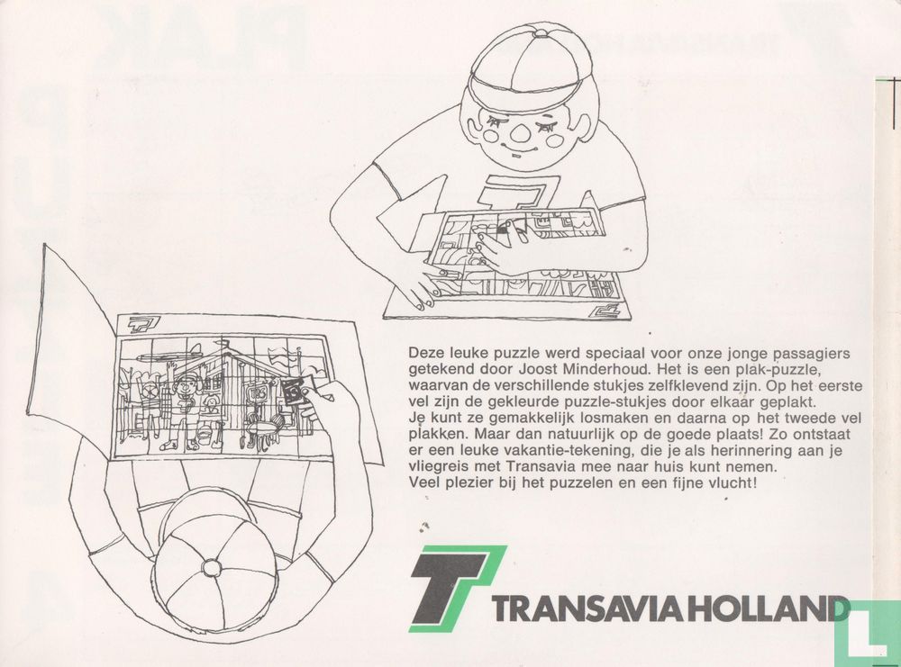 Transavia - Plak puzzle 4 (04)