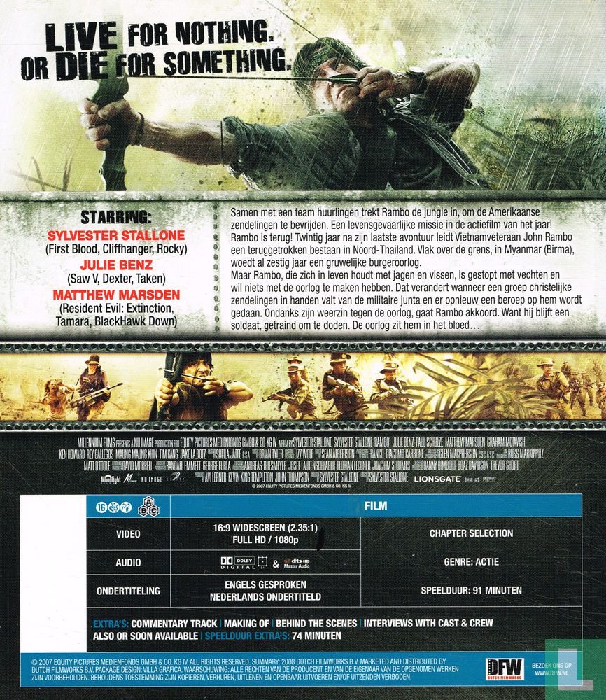 Rambo Blu 4 (2008) - Blu-ray - LastDodo
