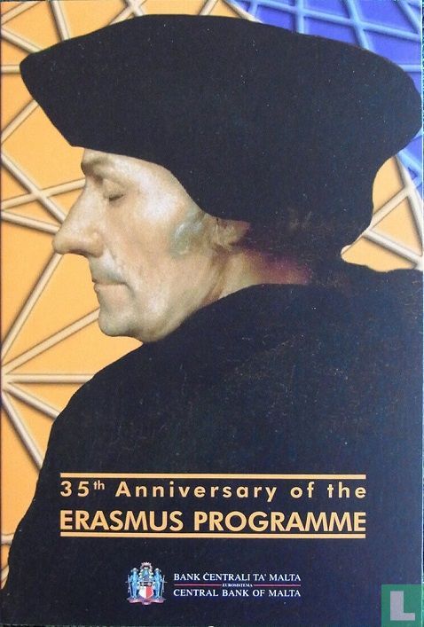 Malte 2 euro 2022 (folder) "35 ans programme Erasmus"