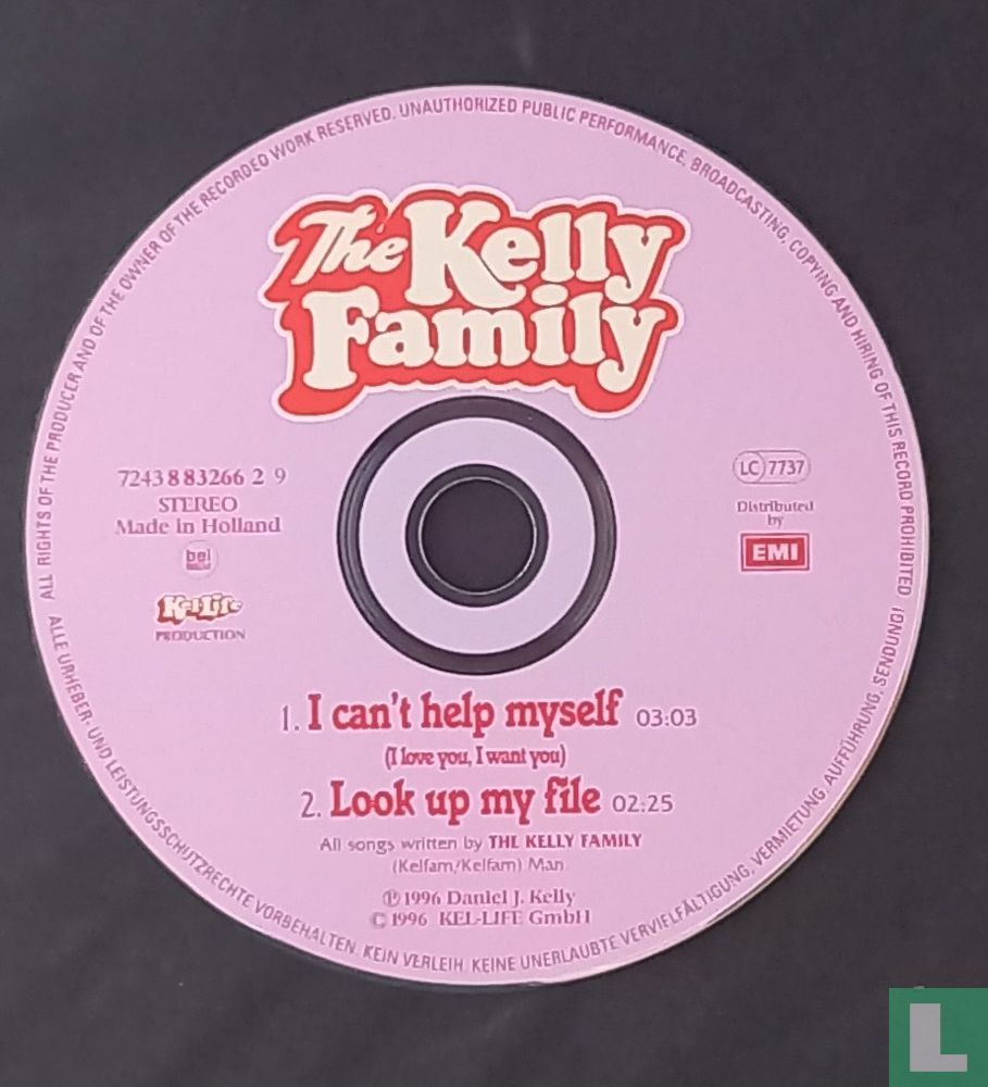 I can't help myself (I love you, I want you) CDS LC 7737 (1996) Kelly