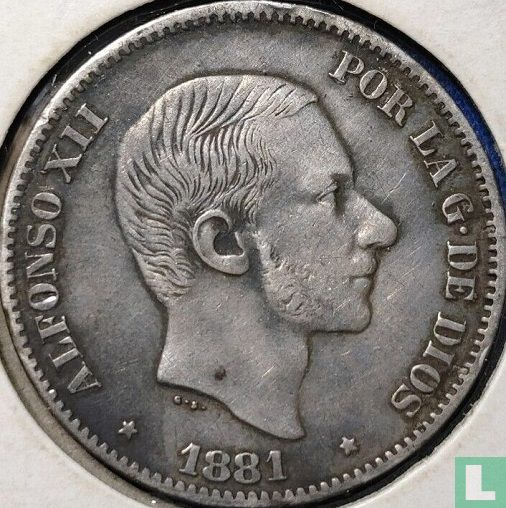 Philippines 50 centimos 1881