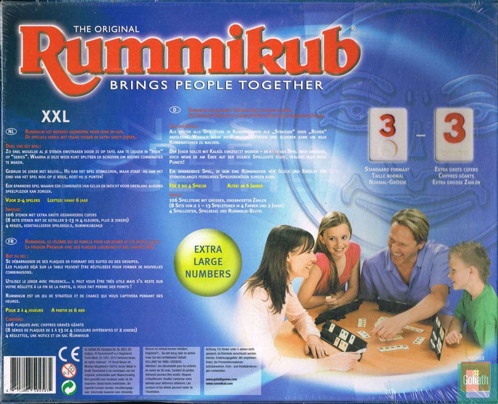 Rummikub XXL (2008) - Rummikub LastDodo