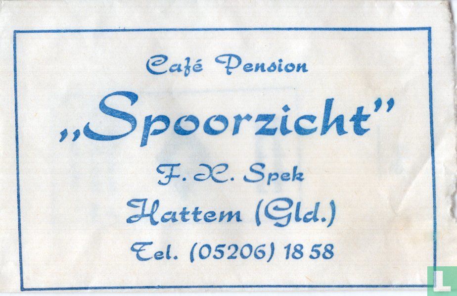 Cafe Pension "Spoorzicht"