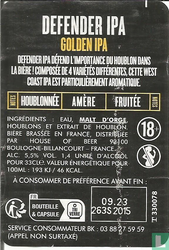 Brooklyn Defender IPA