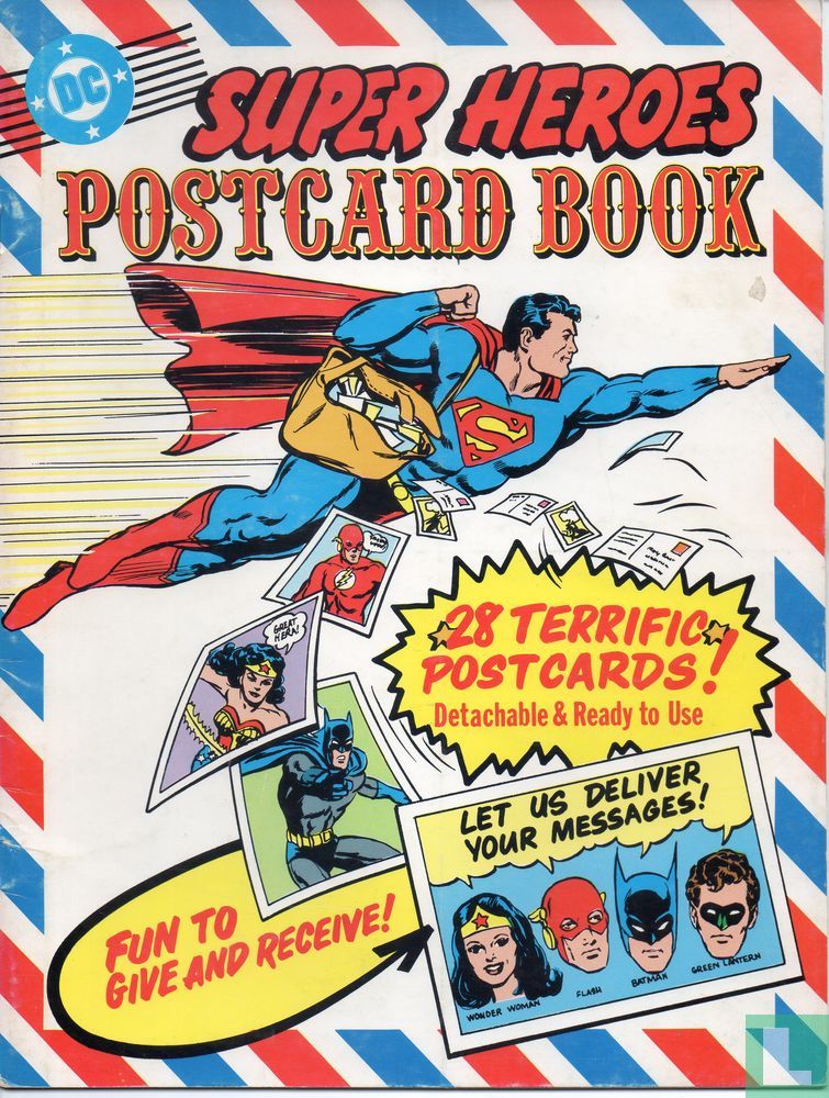 The DC Super Heroes Postcard Book