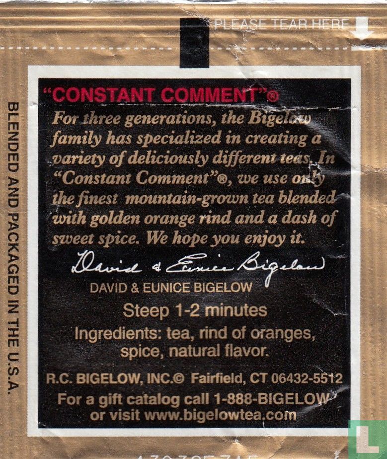 "Constant Comment" [r]