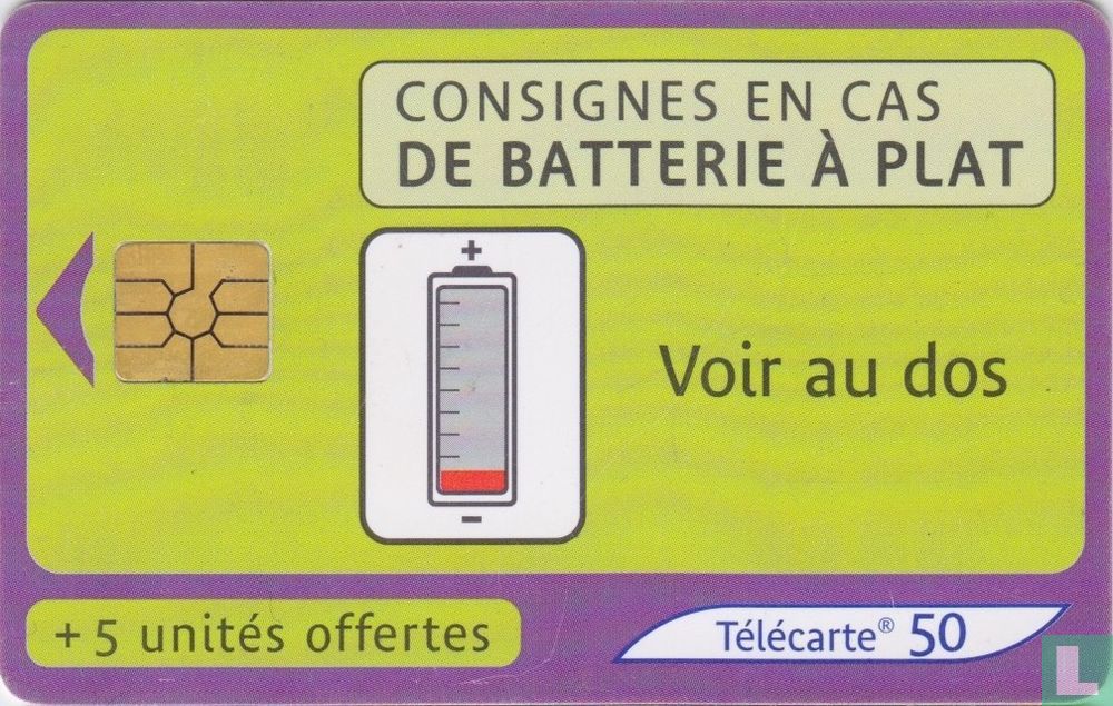 De batterie à plat