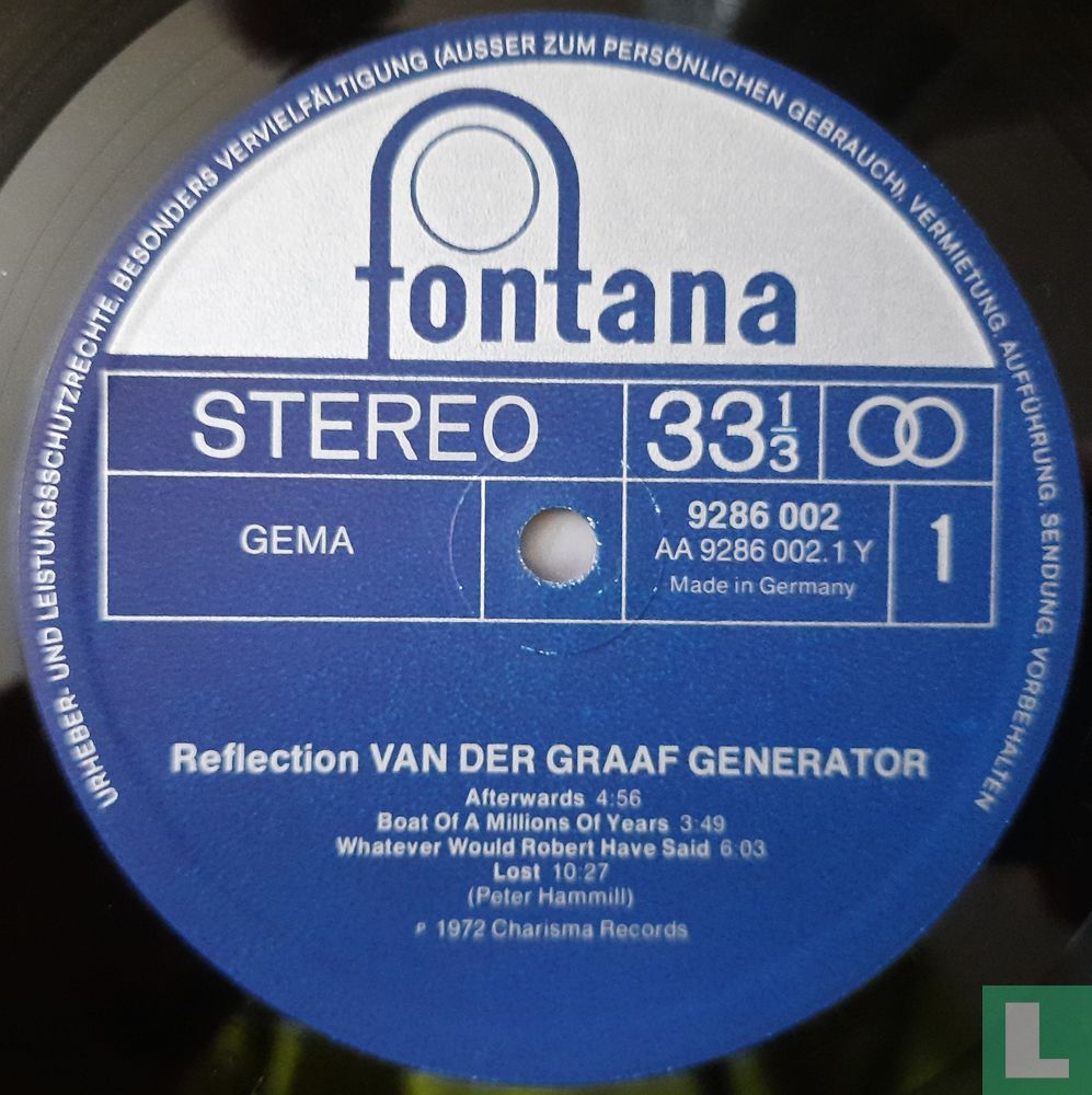 Reflection Van der Graaf Generator