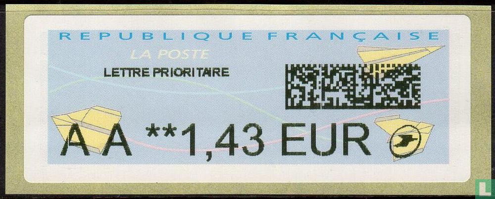 Vending machine stamp