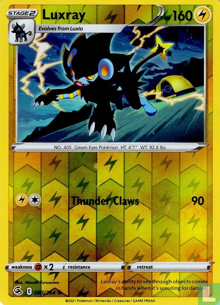 Luxray (reversed holo)