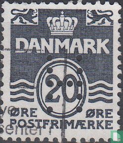 Cijfer, kroon en golven