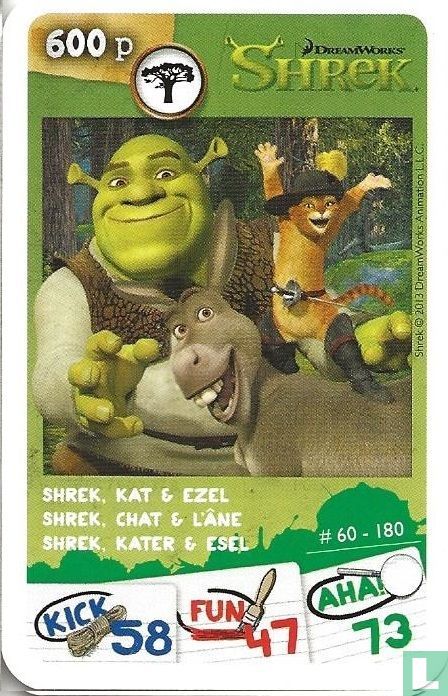 lægemidlet Erkende Due Shrek: Shrek, Kat & Ezel / Shrek, Chat & L'äne 060 - 180 (2013) - De  verkenners / Les explorateurs / Die forscher - LastDodo