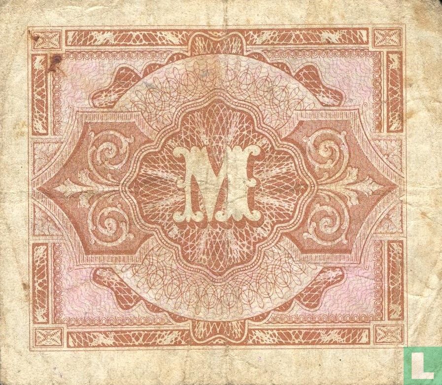 Duitsland 5 Mark (8 digit serial # with dash Without Printer's code)
