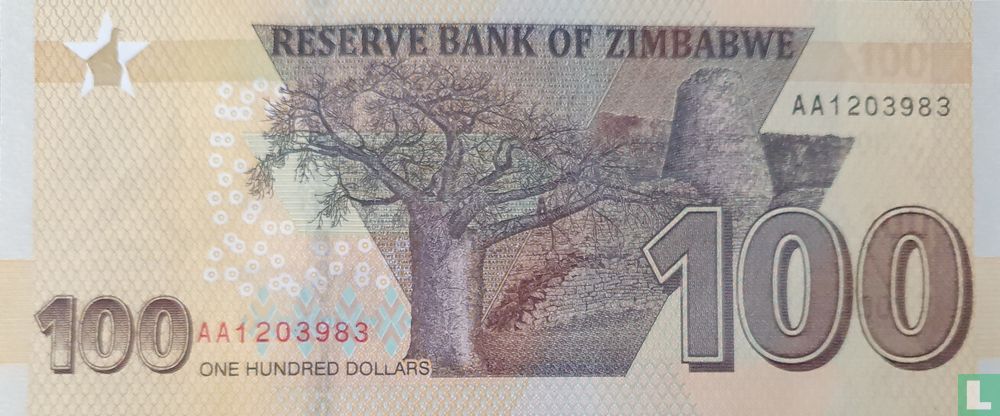 Simbabwe 100 Dollar