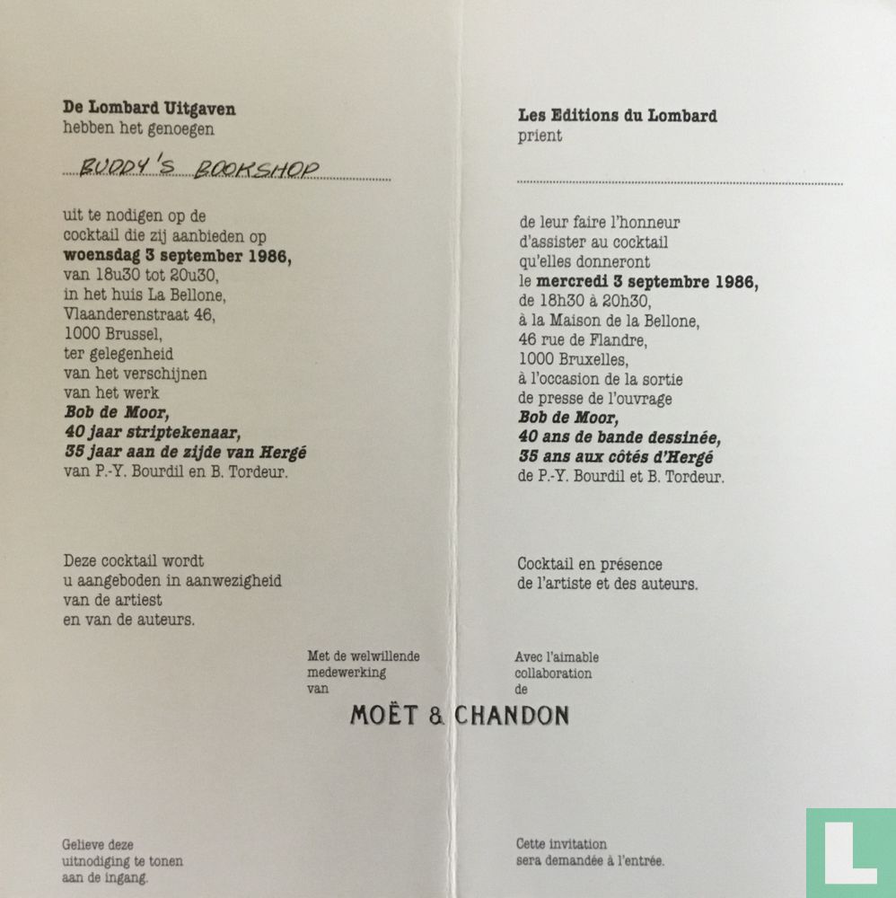 Invitation - Uitnodiging