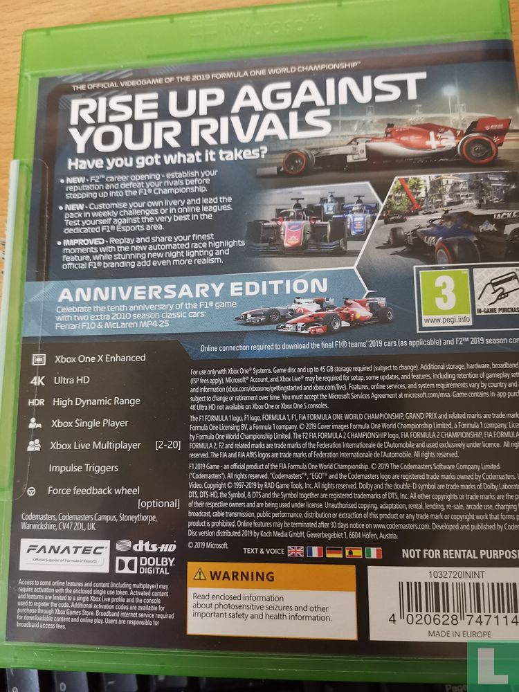 F1 2019