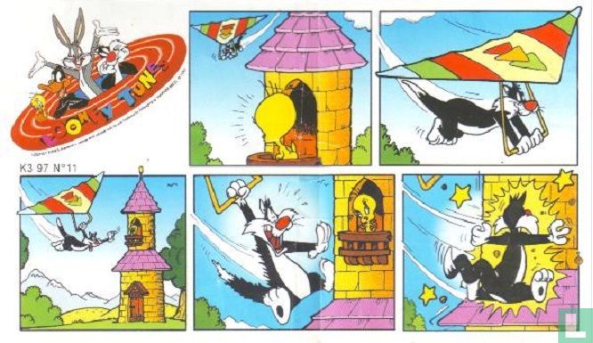 Sylvester with hang glider