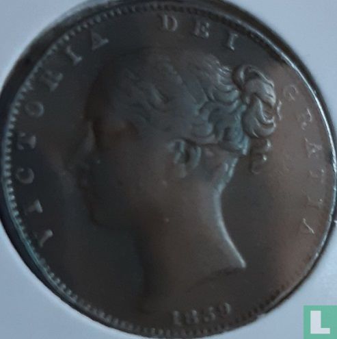 Man 1 farthing 1839