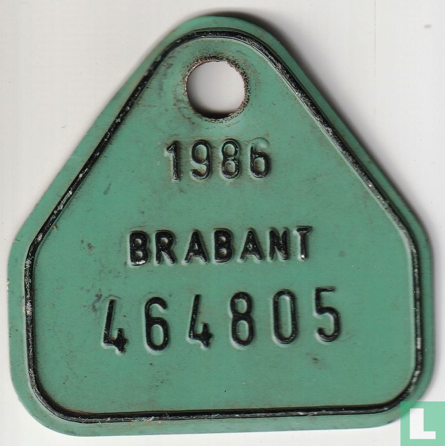 Fietsplaat Brabant