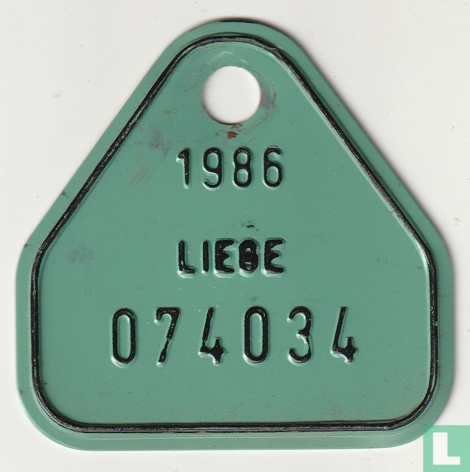 Fietsplaat Liège