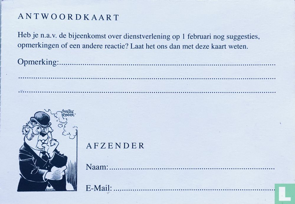 Antwoordkaart (2007) - Gemeente Leidschendam- Voorburg - LastDodo