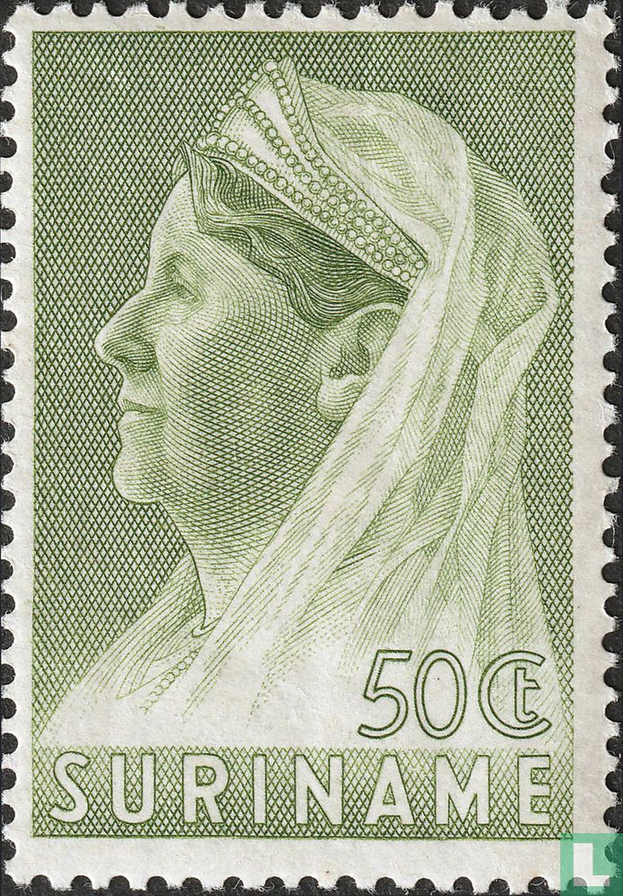 Wilhelmina mit Schleier