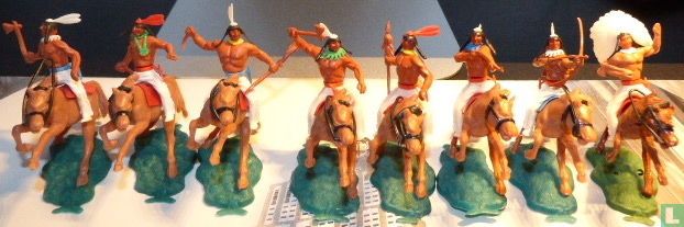 Indien avec lance à cheval