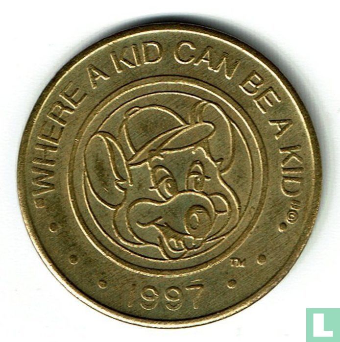 Verenigde Staten Chuck E Cheese 1997 (messing - type 2)