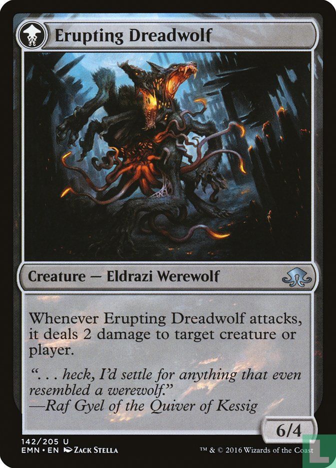 Smoldering Werewolf / Erupting Dreadwolf