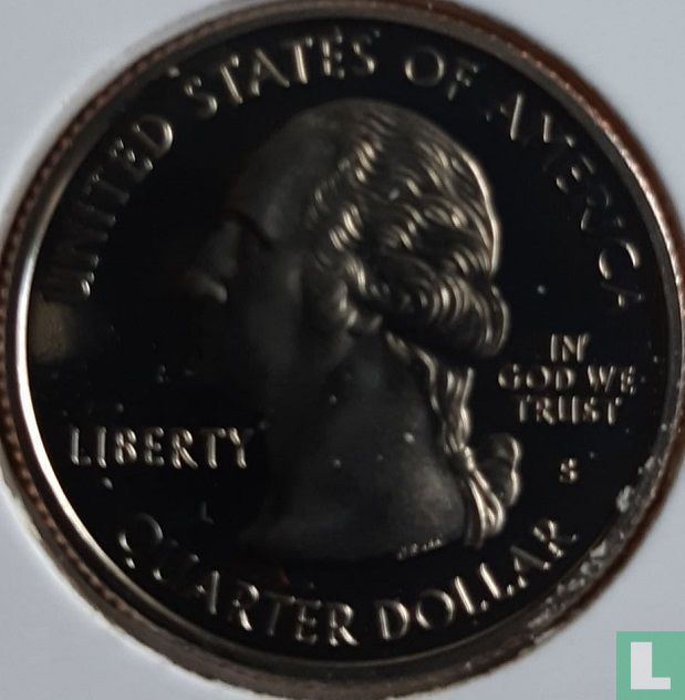 United States ¼ dollar 2002 (PROOF - copper-nickel clad copper) "Tennessee"