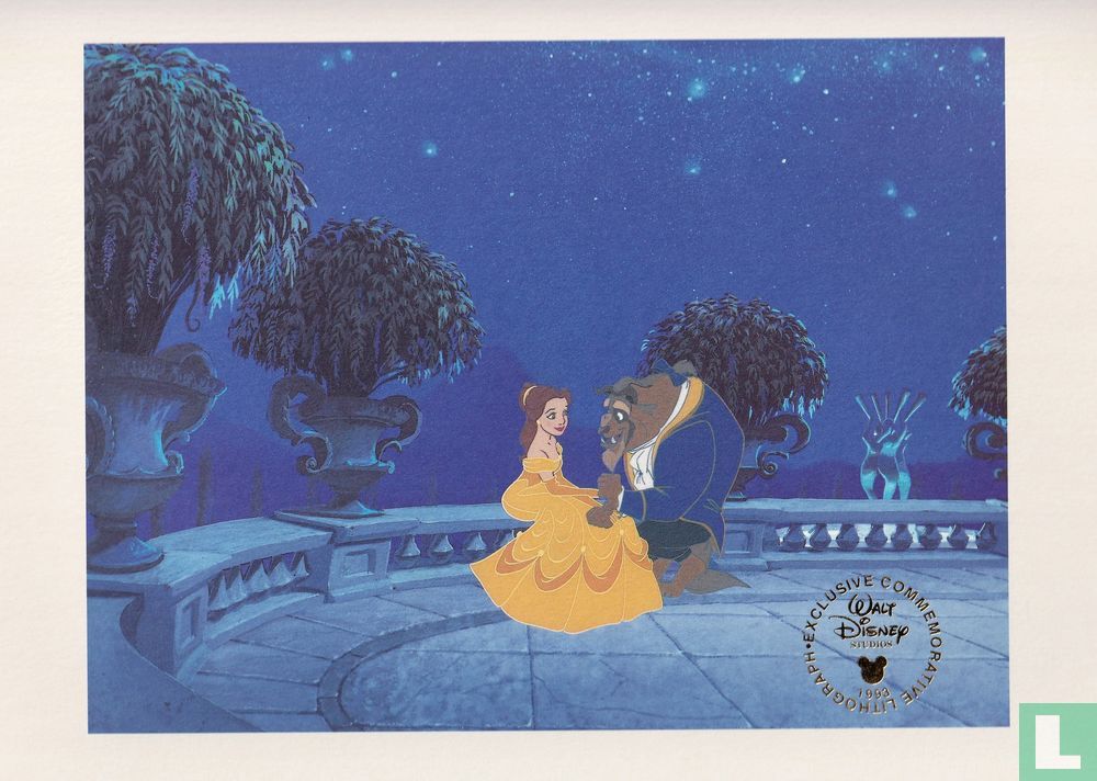 Beauty and the Beast 1993 リトグラフ Walt Disney Classic Beauty and the Beast (1993) - Comic ex-libris