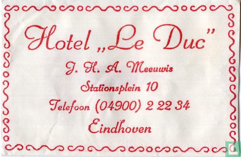 Hotel "Le Duc"