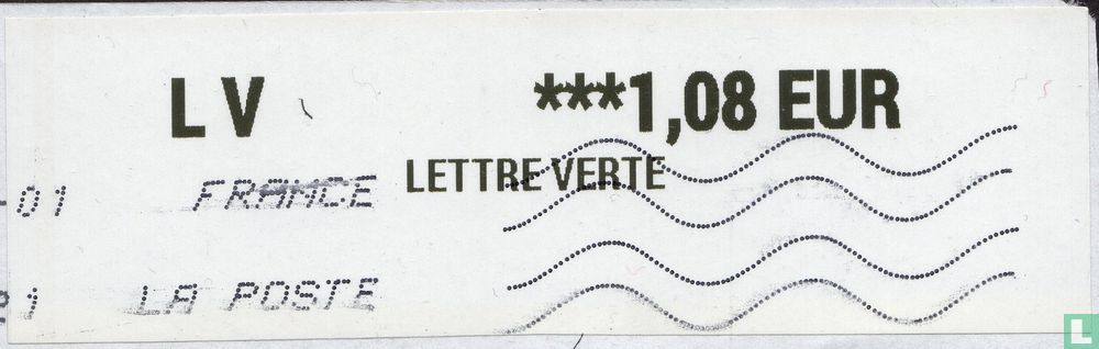 Vending machine stamp