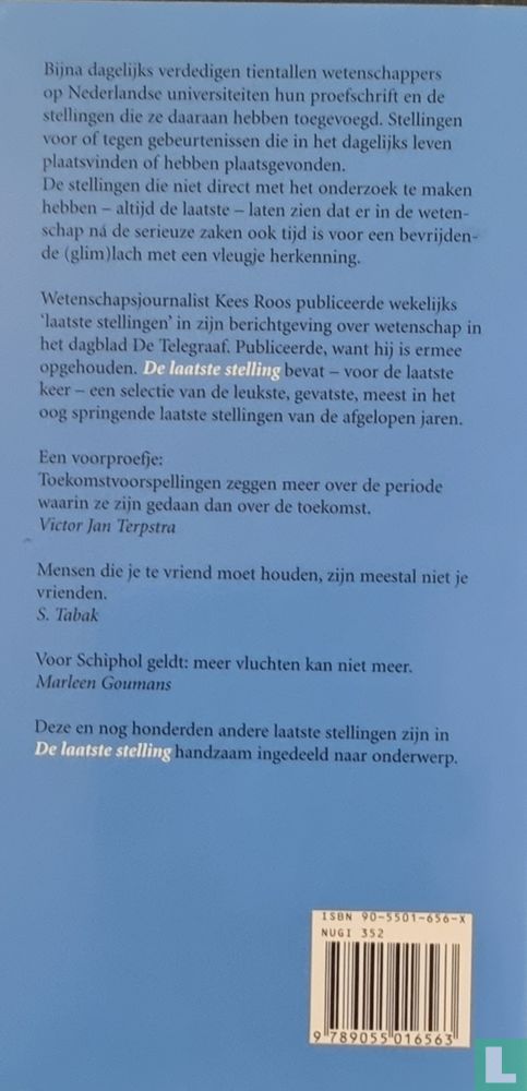 De laatste stelling