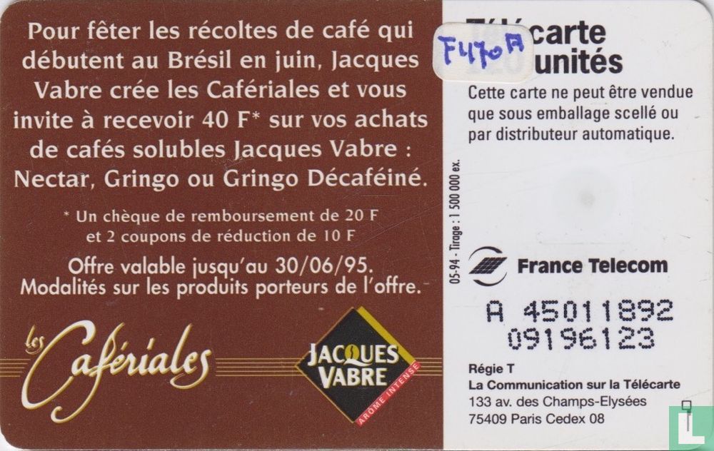 Jacques Vabres - Les Cafériales