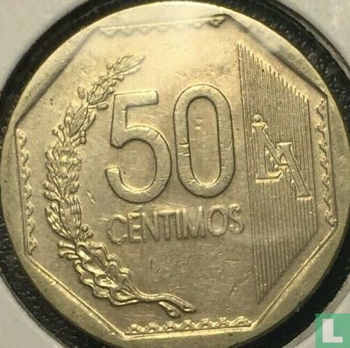 Pérou 50 céntimos 2010