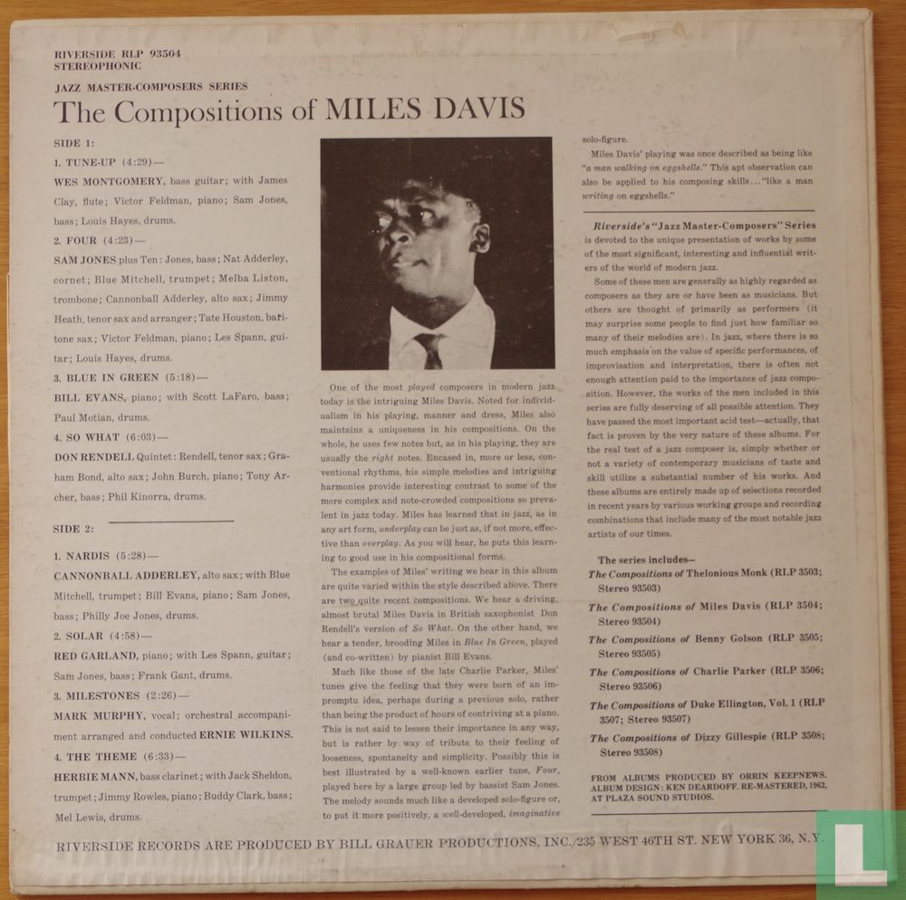The Compositions of Miles Davis